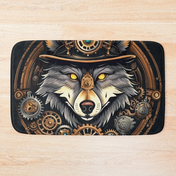Item preview, Mechanical Majesty: The Steampunk Serenade of the Wolf designed and sold by NightshadeWolfs.