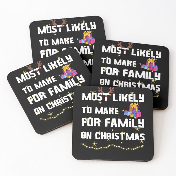Item preview, Most Likely To Make Gifts For Family On Christmas designed and sold by light-artist.