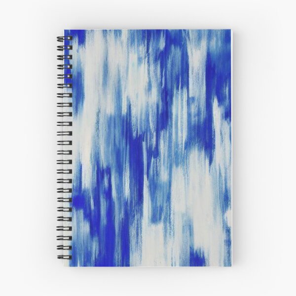 Item preview, Blue and White Abstract Waterfall designed and sold by calibrit.