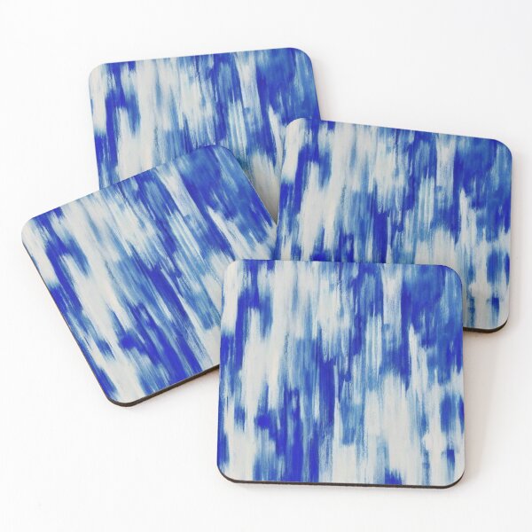 Item preview, Blue and White Abstract Waterfall designed and sold by calibrit.