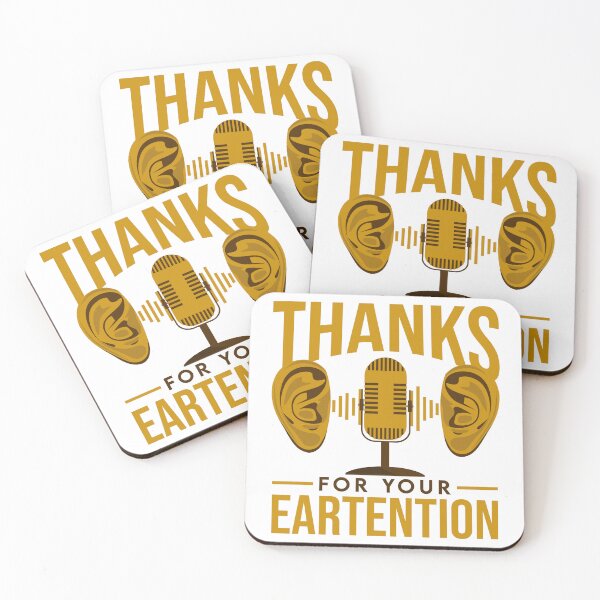 Item preview, Thanks For Your Eartention designed and sold by SuttonPodcast.