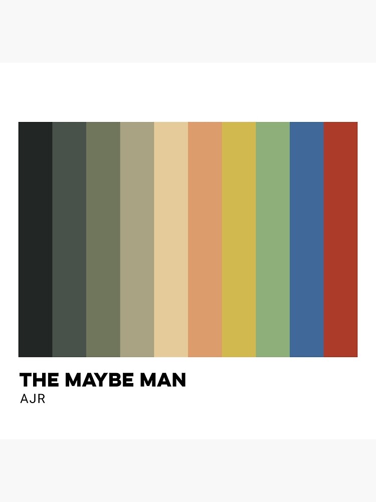 The Maybe Man Color Palette Design | Poster