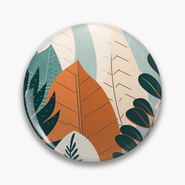 Item preview, Boho Modern Abstract Leaves designed and sold by Bomba Visual.