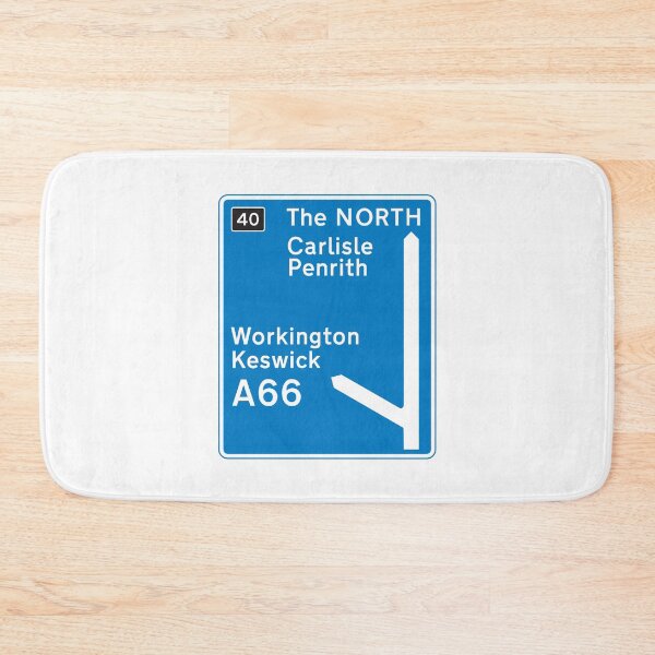 Item preview, The M6 Junction 40 A66 UK Motorway Sign - Cumbria designed and sold by Cumbria Guru.