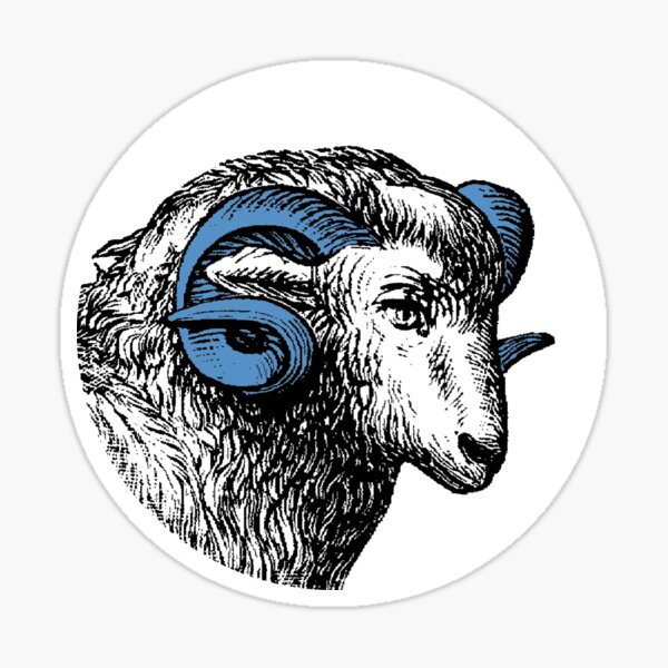 Item preview, Blue Horns Ram designed and sold by Sportswear.
