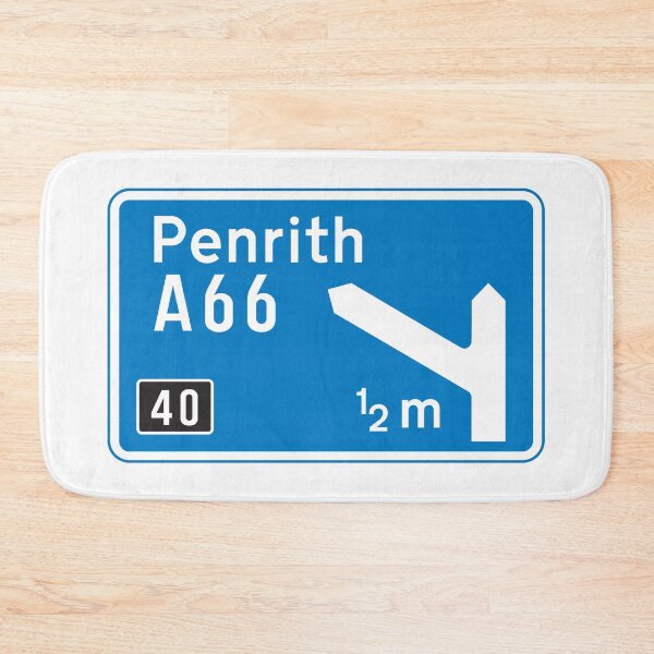 Item preview, The M6 Junction 40 A66 UK Motorway Sign - Penrith, Cumbria designed and sold by Cumbria Guru.