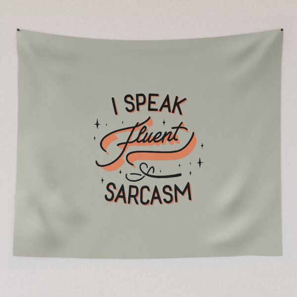 Item preview, I Speak Fluent Sarcasm designed and sold by VoyteksDesigns.