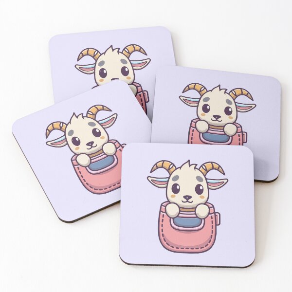 Item preview, Cute goat in a pocket designed and sold by this-is-mona.