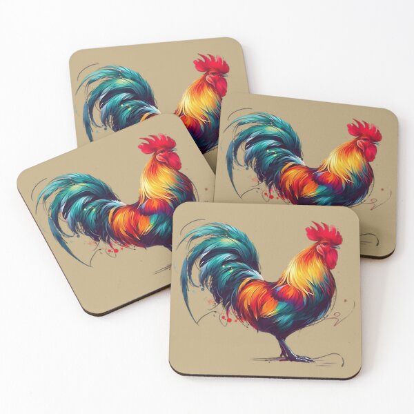 Item preview, colorful and stylish cute chicken designed and sold by Marcoshop10.