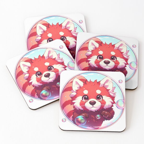 Item preview, Red Panda in a Bubble Furry Art Design designed and sold by Evelyns-Furries.