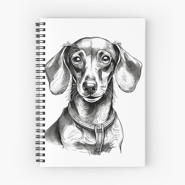 Item preview, Portrait of a Miniature Smooth Haired Dachshund designed and sold by SW-Graphics.