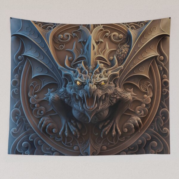Item preview, Gargoyle Scary Dragon Stone Design  designed and sold by DragonRealms.