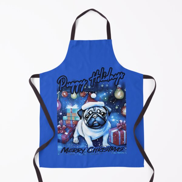 Item preview, Pug HAPPY HOLIDAYS 70 MERRY CHRISTMAS PUGGY HOLIDAYS designed and sold by RedBluffTraders.