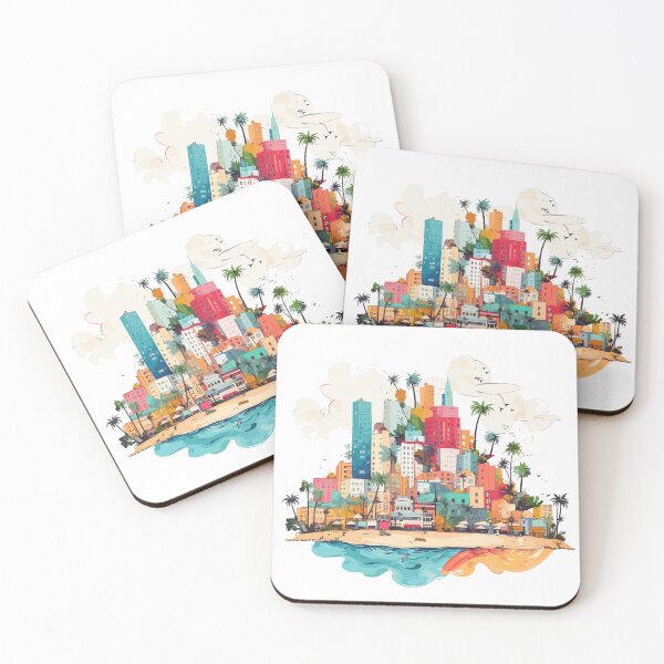 Item preview, Tropical City Dreamscape designed and sold by sagybp.