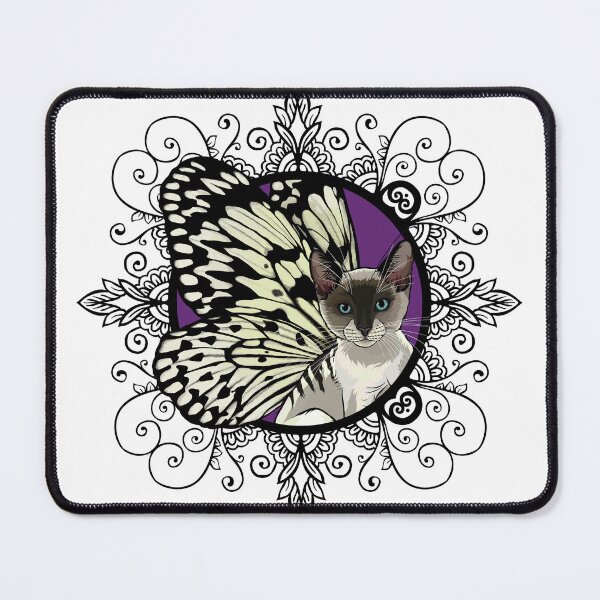 Item preview, Tree Nymph Snowshoe Siamese in Ornate Frame designed and sold by Carleah Unique.