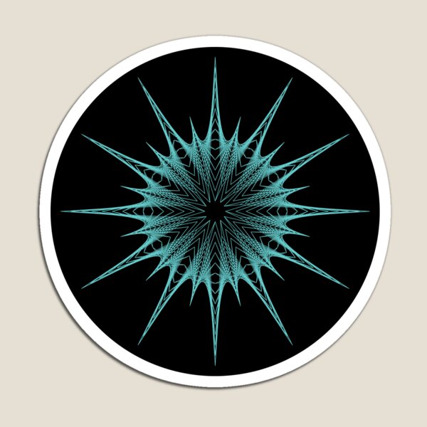 Item preview, Circles On Circle-3 [10001-6-CYAN-BB] designed and sold by LottMultimedia.