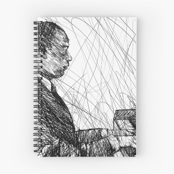 Item preview, SERGEI PROKOFIEV ink portrait .1 designed and sold by lautir.