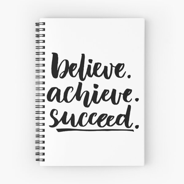 Item preview, Believe Achieve Succeed Startup Inspirational Quote designed and sold by ProjectX23.