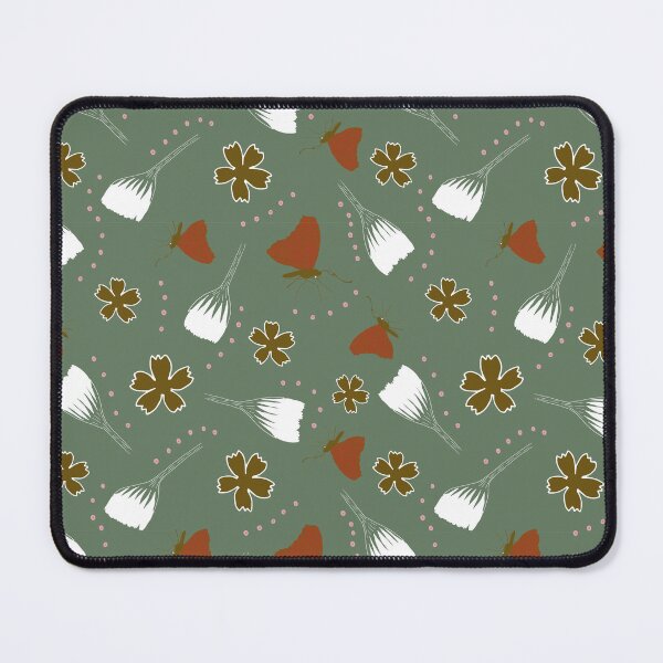 Item preview, Festive tropical flowers and butterflies designed and sold by SerahO.