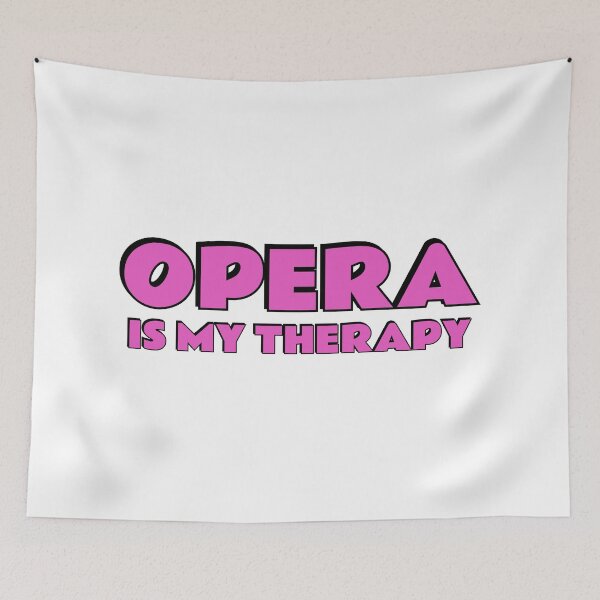 Item preview, Opera Is My Therapy -  I love opera designed and sold by Inspirationmotivation.