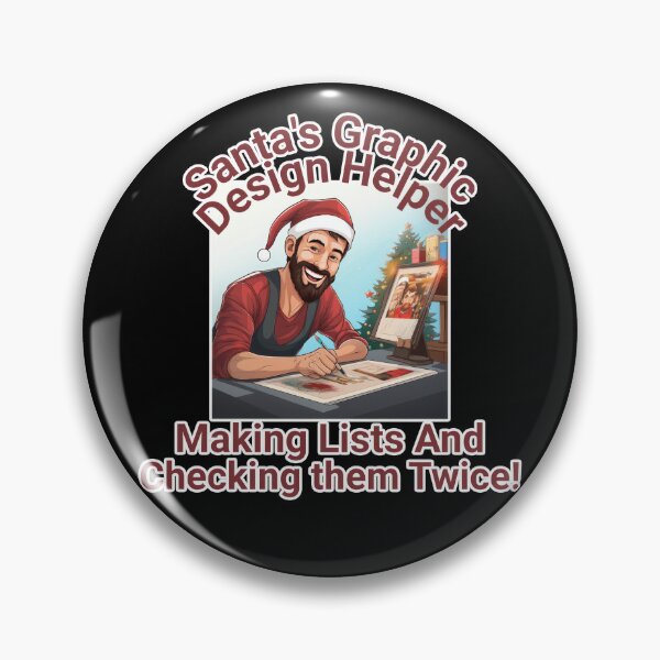 Item preview, Santa's Graphic Design Helper designed and sold by duke818.