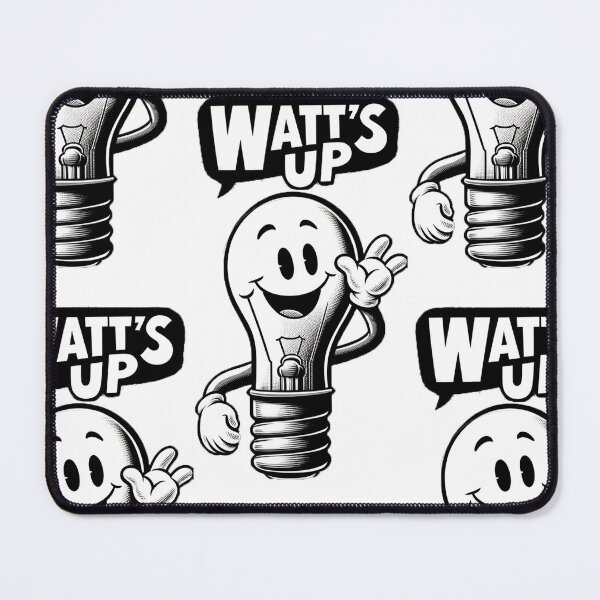 Item preview, Watts Up Vintage Pun designed and sold by blitzprints.