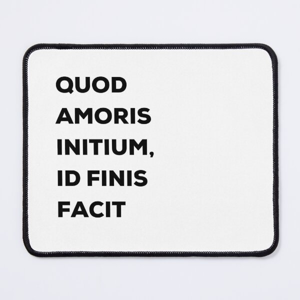 Item preview, Philosophy T-shirt 'Quod Amoris Initium, Id Finis Facit'  designed and sold by overthink. store.