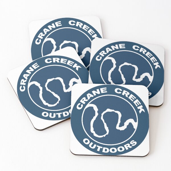 Item preview, Crane Creek Outdoors, Navy Circle, Meandering Creek Logo designed and sold by CraneCreek.