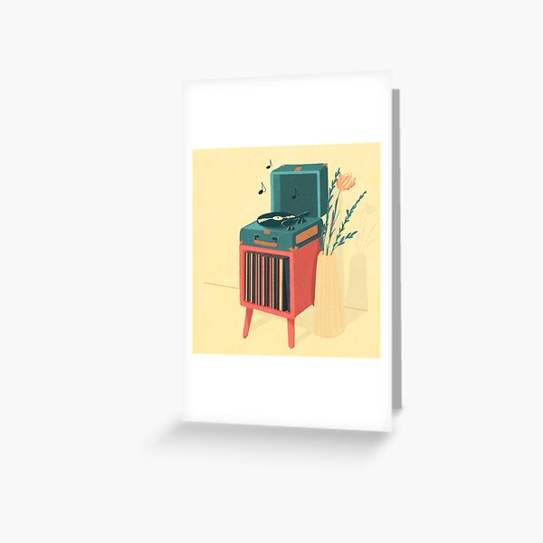 Music pickup Greeting Card