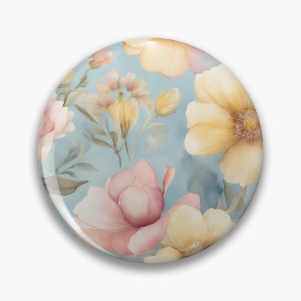 Item preview, Artistic Blend of Watercolor-painted Desert Flowers designed and sold by UnitedColours.