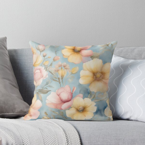 Item preview, Artistic Blend of Watercolor-painted Desert Flowers designed and sold by UnitedColours.