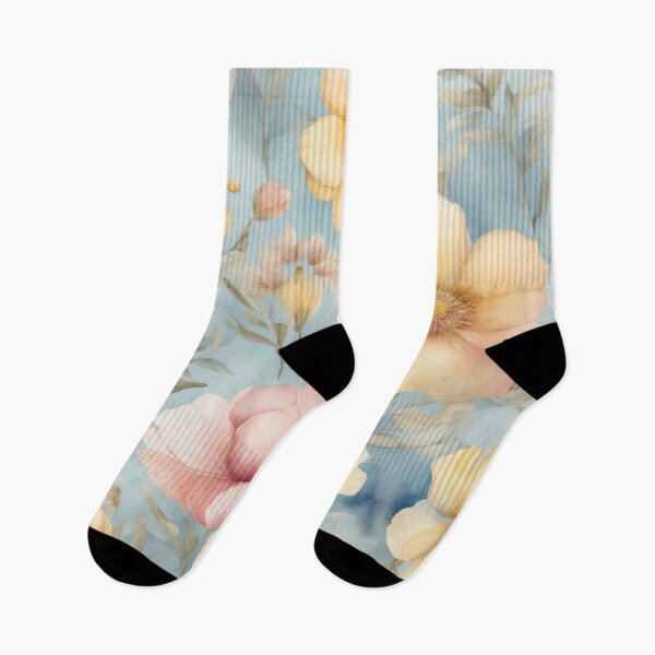 Item preview, Artistic Blend of Watercolor-painted Desert Flowers designed and sold by UnitedColours.