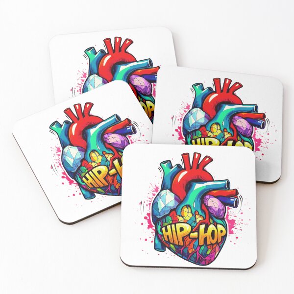 Item preview, Hip Hop Heart - Colorful Heart Graffiti designed and sold by Mr. Kidz LLC.