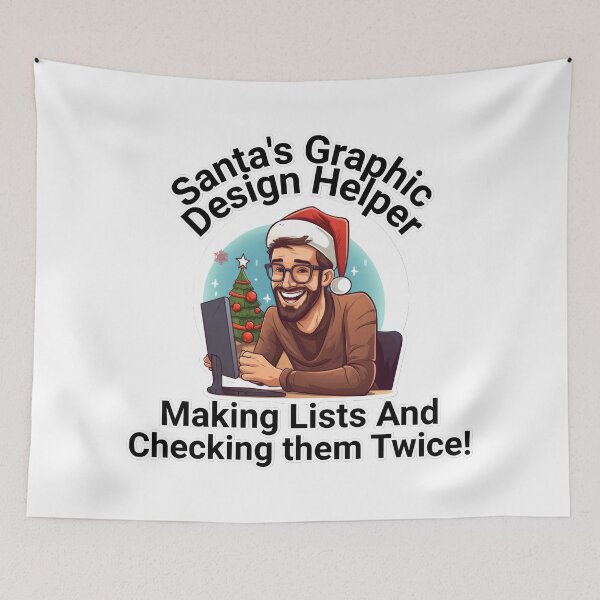 Item preview, Santa's Graphic Design Helper designed and sold by duke818.