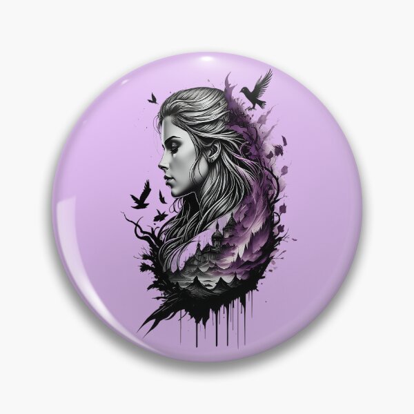 Item preview, Perfil de rostro de mujer designed and sold by MacMerch121.