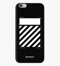 Off-White Diagonals Temperature (Dark) iPhone Case