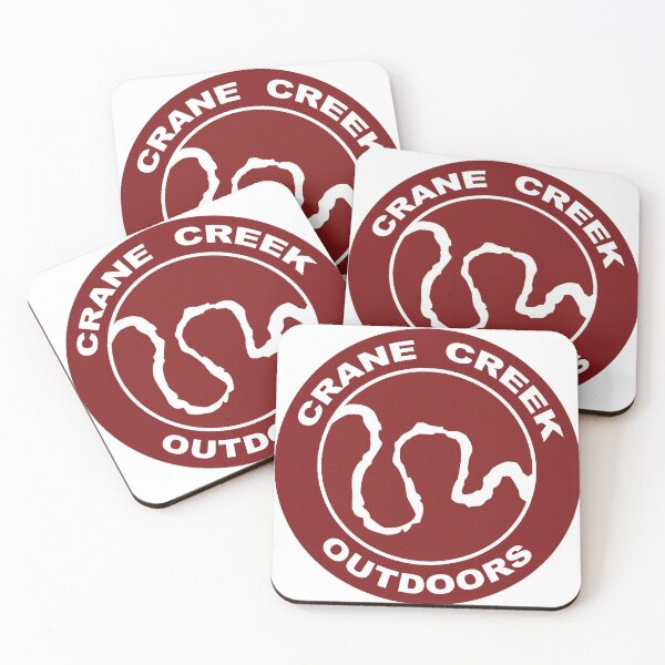Item preview, Crane Creek Outdoors, Red Circle, Meandering Creek Logo designed and sold by CraneCreek.