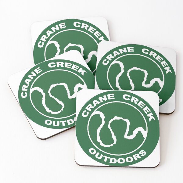 Item preview,  Crane Creek Outdoors, Green Circle, Meandering Creek Logo designed and sold by CraneCreek.