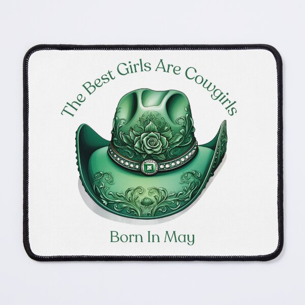 Item preview, May Birthstone Gift - Emerald Cowgirl Hat, Unique May Birthday Cowgirl Gift designed and sold by AkomaGifts.