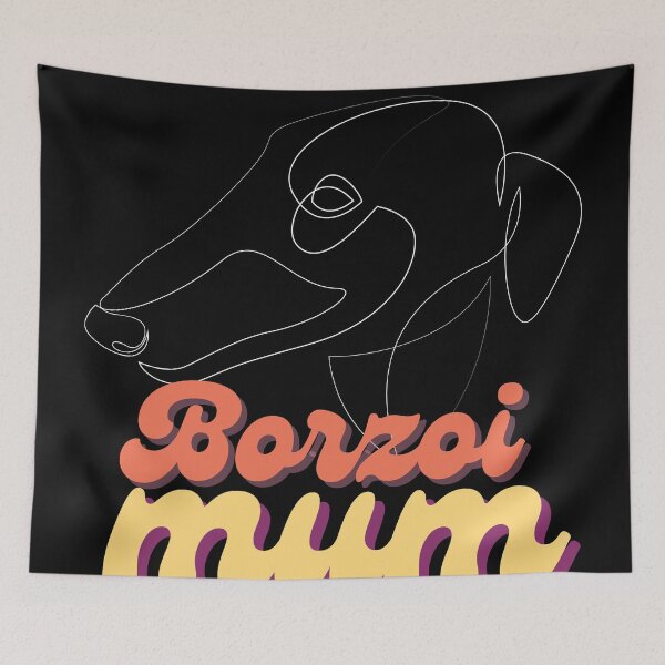Item preview, Borzoi mum designed and sold by Cinnamonbon.