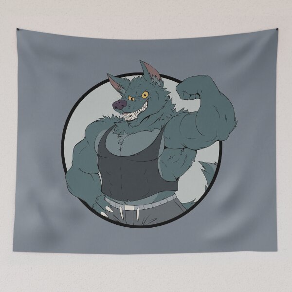 Item preview, Gym Werewolf Male (no txt) designed and sold by Teaselbone.