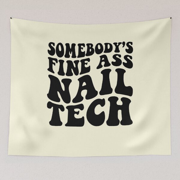 Item preview, Somebody's Fine Ass Nail Tech Groovy Manicurist Nail Polish designed and sold by NovaPixelArtCo.
