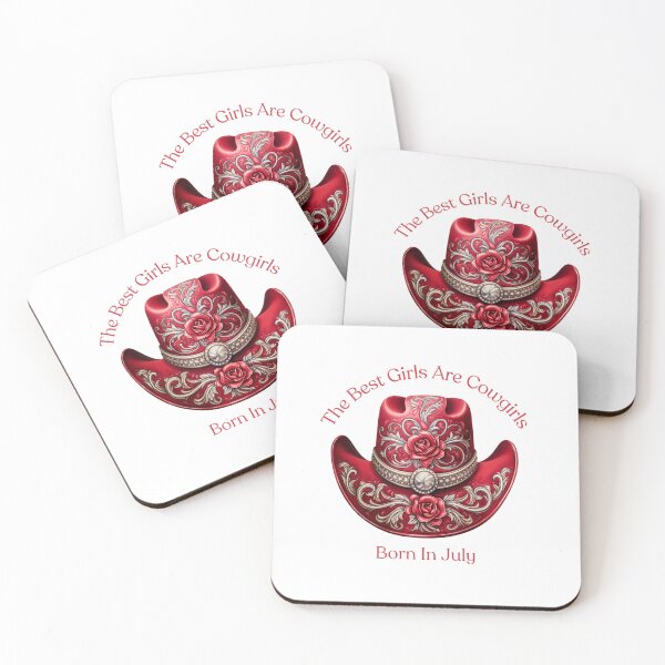 Item preview, July Birthstone Gift - Ruby Cowgirl Hat, Unique July Birthday Cowgirl Gift designed and sold by AkomaGifts.