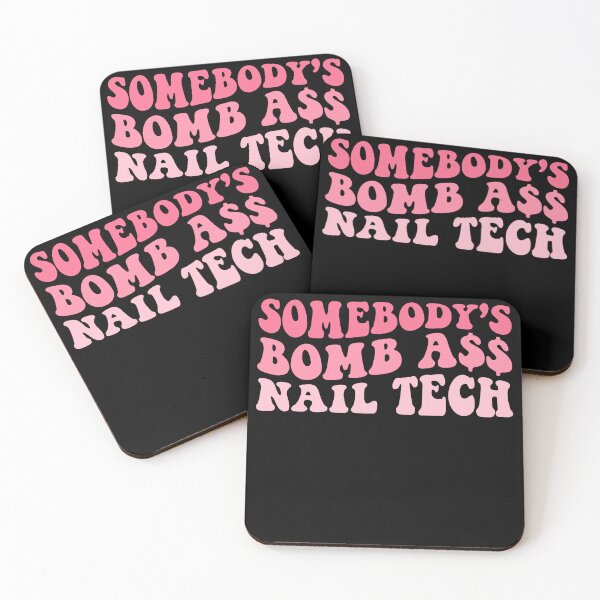 Item preview, Somebody's Bomb Ass Nail Tech Retro Nail Artist designed and sold by NovaPixelArtCo.
