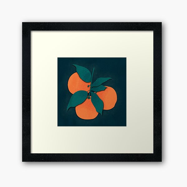 Oranges Framed Art Print