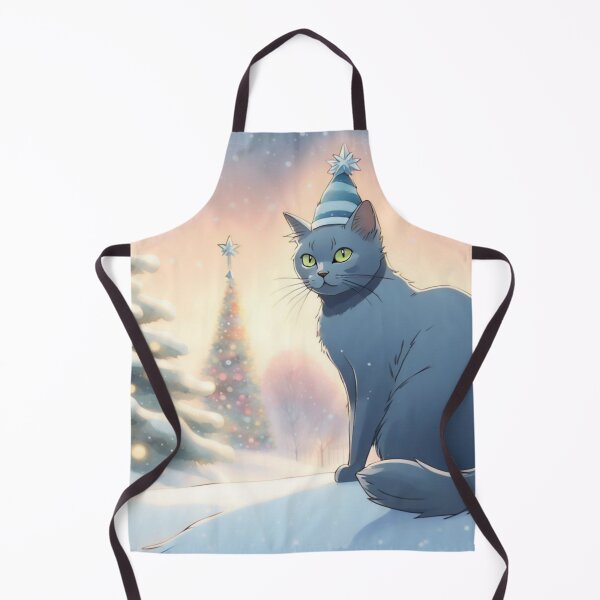Item preview, Christmas blue cat designed and sold by YukiKenji.