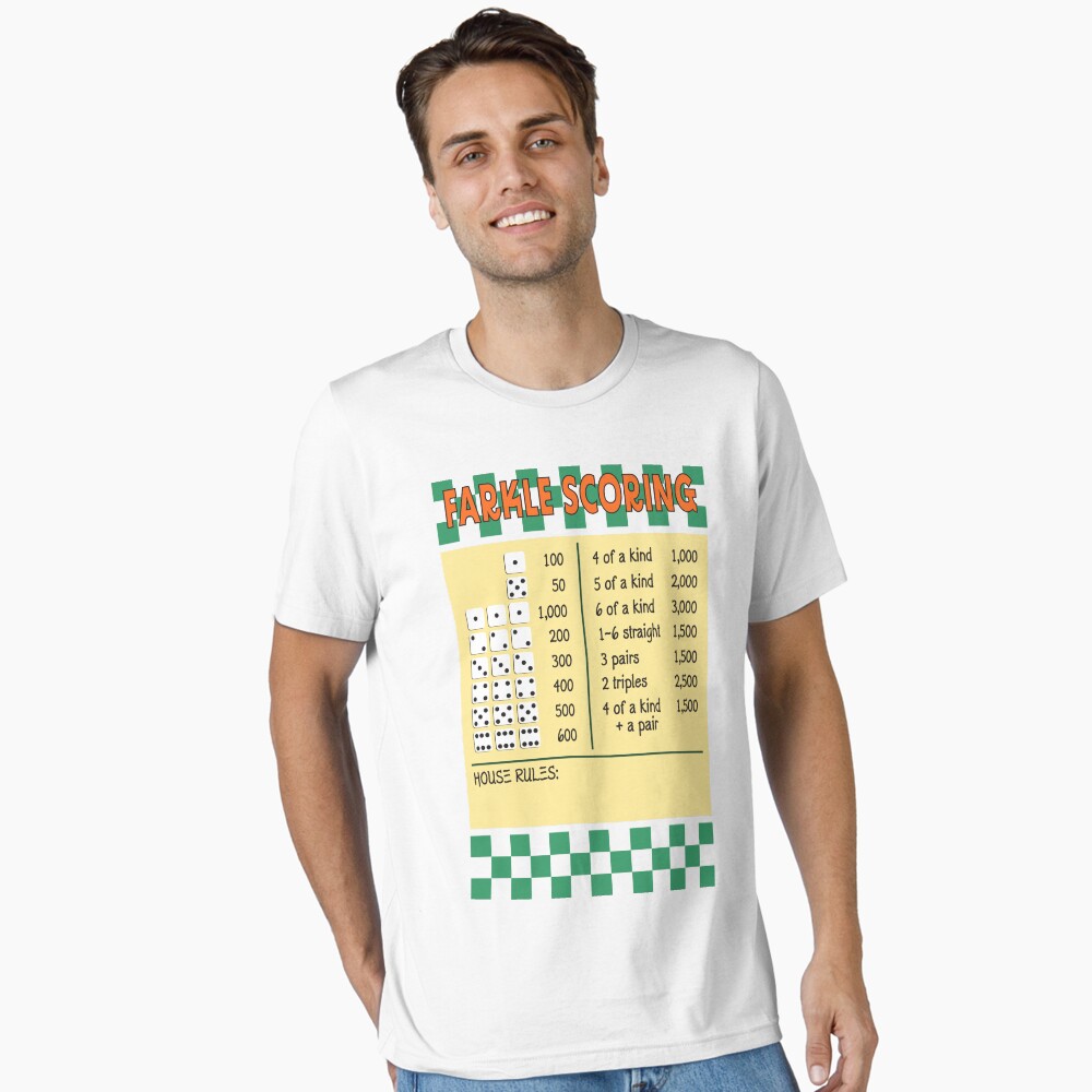 Farkle Scoring Reference Poster | Journal