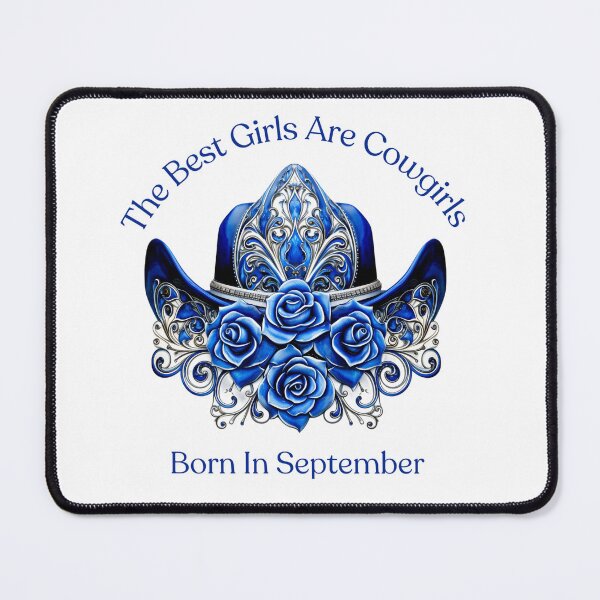Item preview, September Birthstone Gift - Sapphire Cowgirl Hat, Unique September Birthday Cowgirl Gift designed and sold by AkomaGifts.