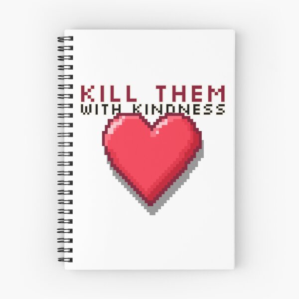 Item preview, Kill Them With Kindness Sticker designed and sold by henes88.