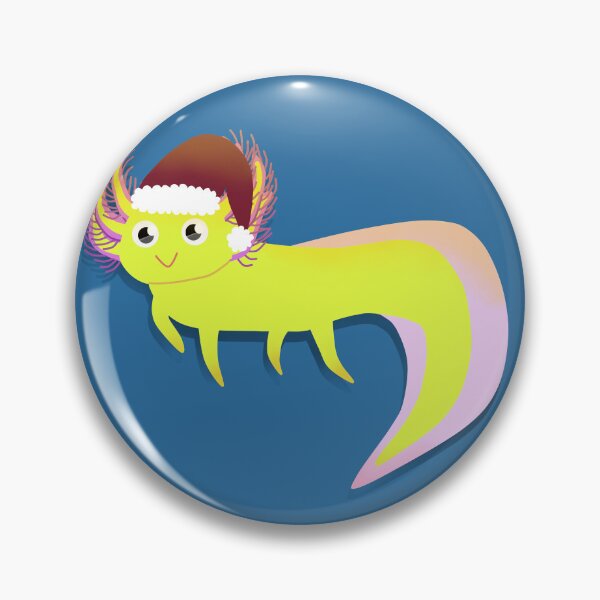 Item preview, Axolotl That is Friend Shaped (christmas yellow) designed and sold by Tweetyeti.